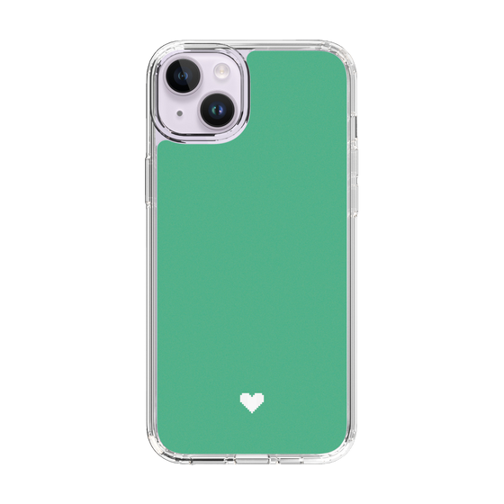 Slim Protection Case［ Original - Favorite Color Heart - Green ］