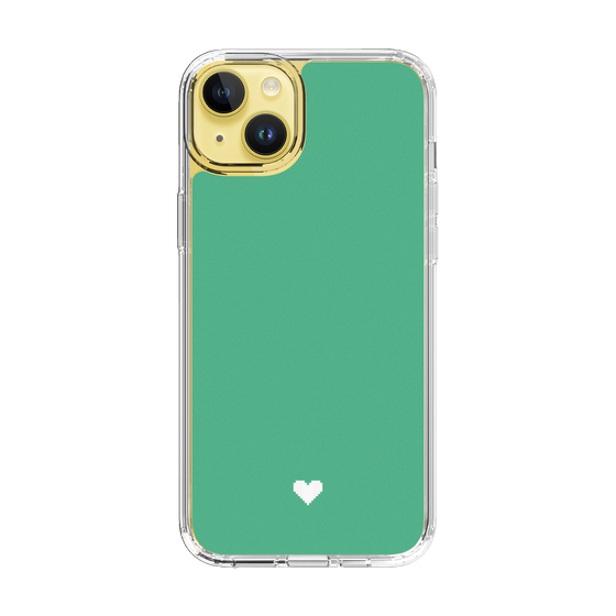Slim Protection Case［ Original - Favorite Color Heart - Green ］