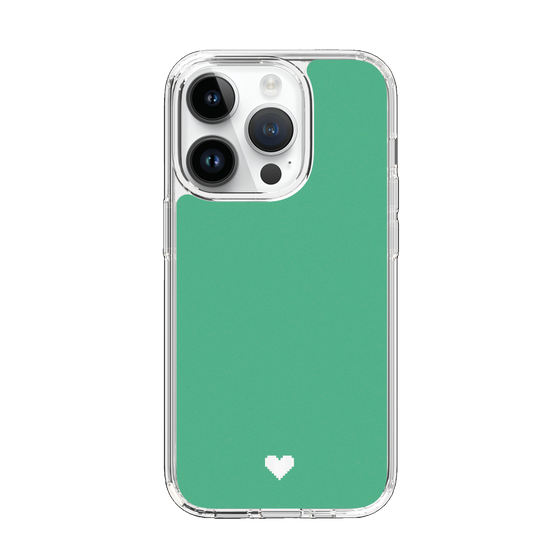 Slim Protection Case［ Original - Favorite Color Heart - Green ］