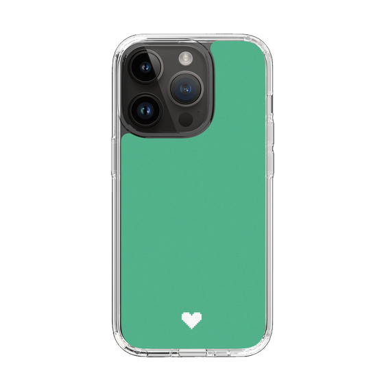 Slim Protection Case［ Original - Favorite Color Heart - Green ］