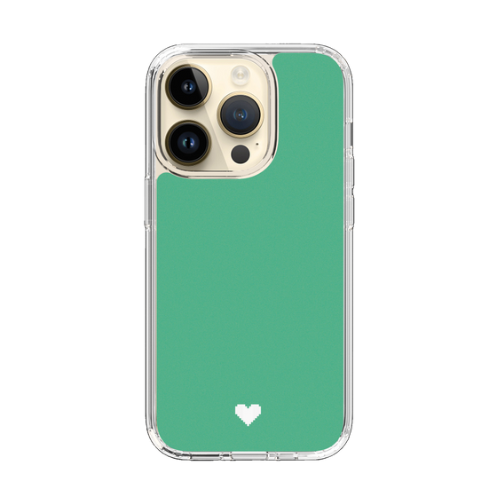 Slim Protection Case［ Original - Favorite Color Heart - Green ］