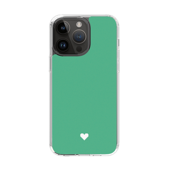 Slim Protection Case［ Original - Favorite Color Heart - Green ］