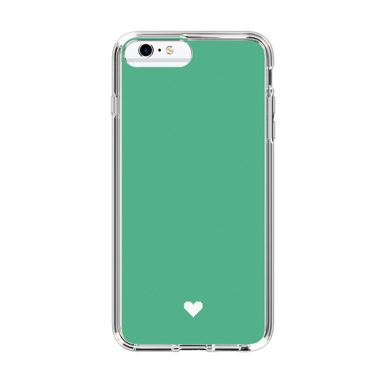Slim Protection Case［ Original - Favorite Color Heart - Green ］