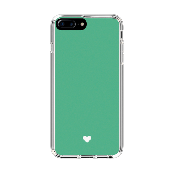 Slim Protection Case［ Original - Favorite Color Heart - Green ］