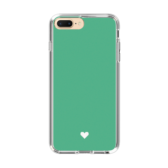 Slim Protection Case［ Original - Favorite Color Heart - Green ］