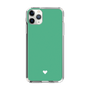 Slim Protection Case［ Original - Favorite Color Heart - Green ］