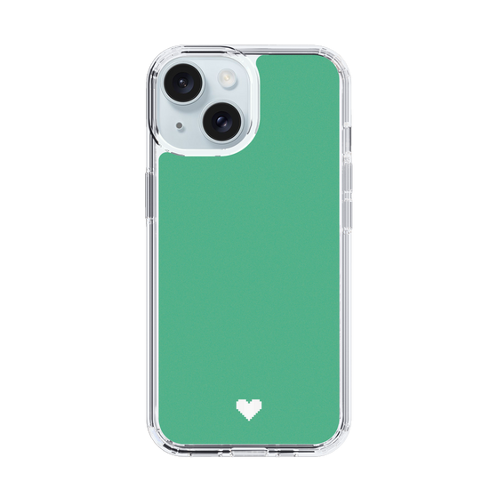 Slim Protection Case［ Original - Favorite Color Heart - Green ］