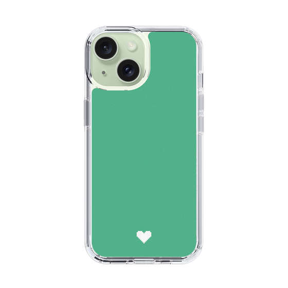 Slim Protection Case［ Original - Favorite Color Heart - Green ］