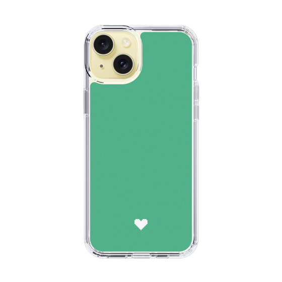 Slim Protection Case［ Original - Favorite Color Heart - Green ］