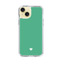 Slim Protection Case［ Original - Favorite Color Heart - Green ］