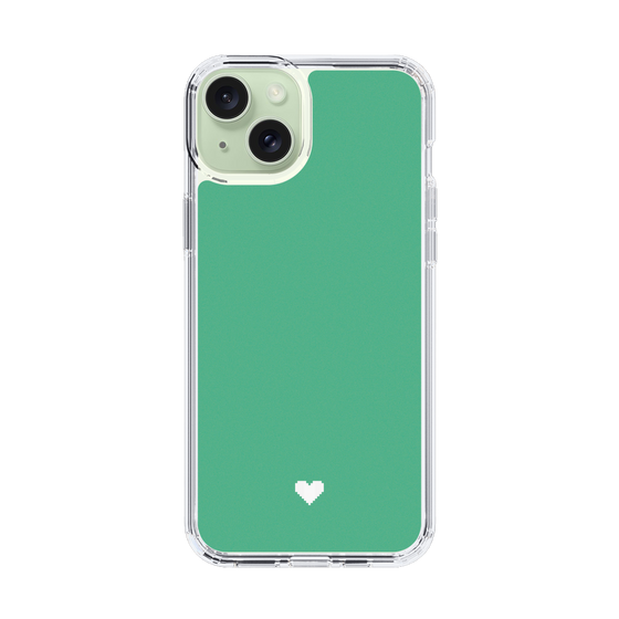 Slim Protection Case［ Original - Favorite Color Heart - Green ］