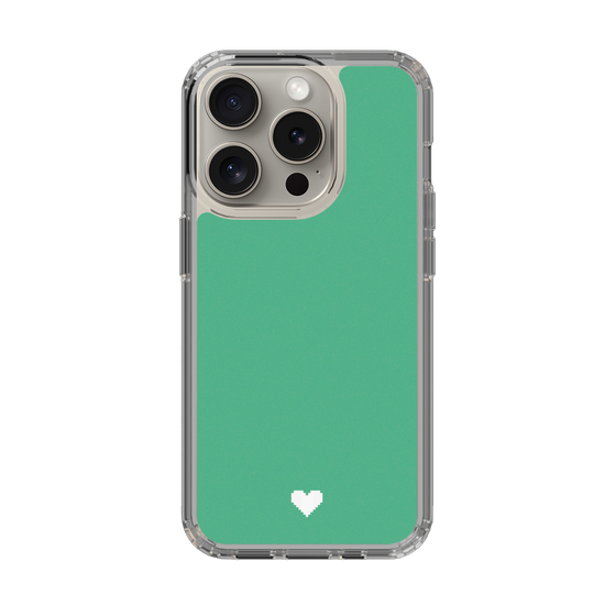 Slim Protection Case［ Original - Favorite Color Heart - Green ］