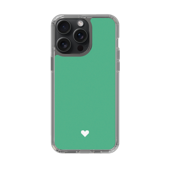 Slim Protection Case［ Original - Favorite Color Heart - Green ］