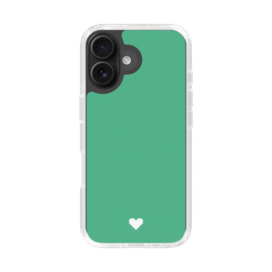 Slim Protection Case［ Original - Favorite Color Heart - Green ］