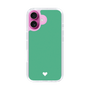 Slim Protection Case［ Original - Favorite Color Heart - Green ］