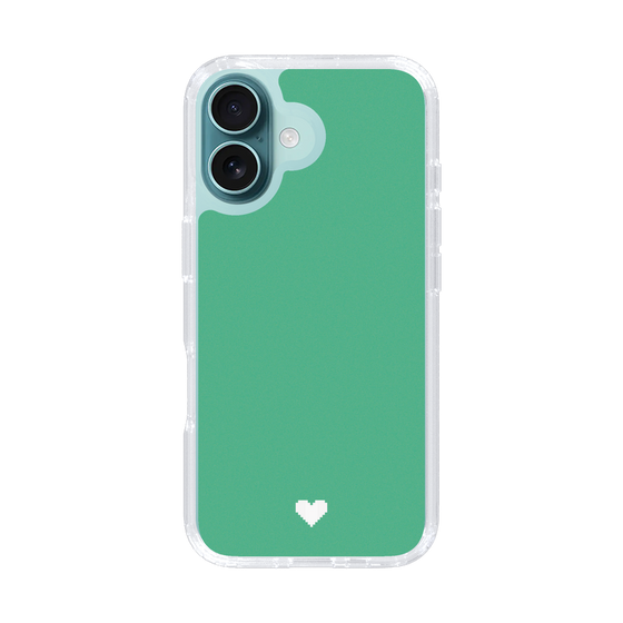 Slim Protection Case［ Original - Favorite Color Heart - Green ］