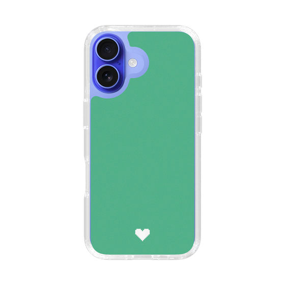 Slim Protection Case［ Original - Favorite Color Heart - Green ］
