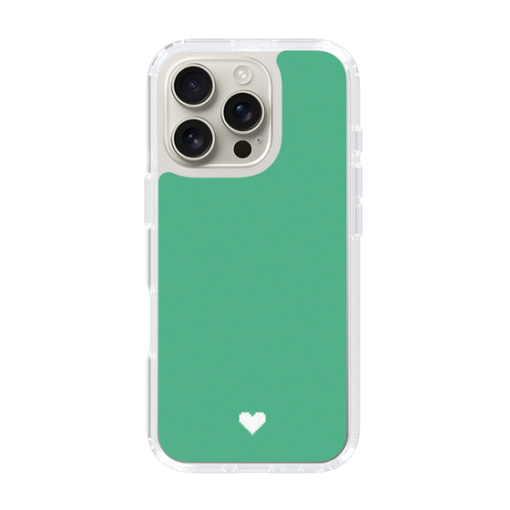 Slim Protection Case［ Original - Favorite Color Heart - Green ］