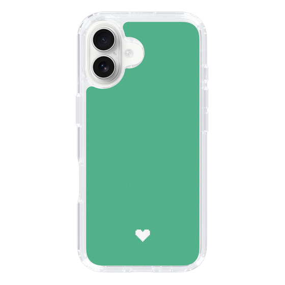 Slim Protection Case［ Original - Favorite Color Heart - Green ］