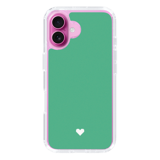Slim Protection Case［ Original - Favorite Color Heart - Green ］