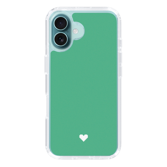 Slim Protection Case［ Original - Favorite Color Heart - Green ］