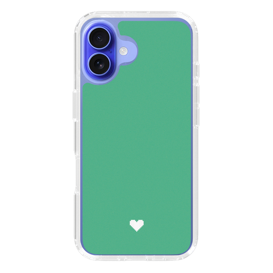 Slim Protection Case［ Original - Favorite Color Heart - Green ］