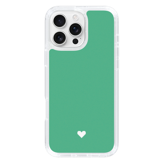 Slim Protection Case［ Original - Favorite Color Heart - Green ］