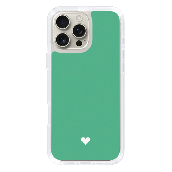 Slim Protection Case［ Original - Favorite Color Heart - Green ］