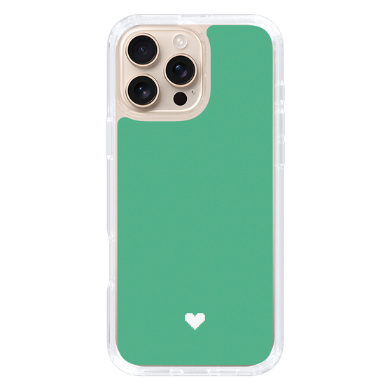 Slim Protection Case［ Original - Favorite Color Heart - Green ］
