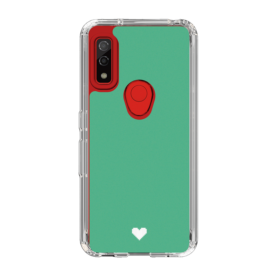Slim Protection Case［ Original - Favorite Color Heart - Green ］