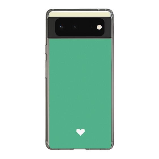 Slim Protection Case［ Original - Favorite Color Heart - Green ］