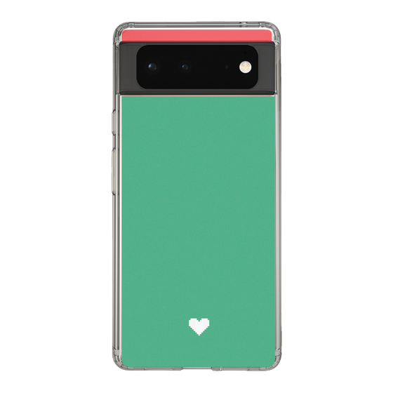 Slim Protection Case［ Original - Favorite Color Heart - Green ］