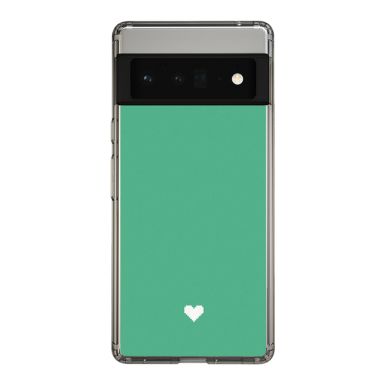 Slim Protection Case［ Original - Favorite Color Heart - Green ］