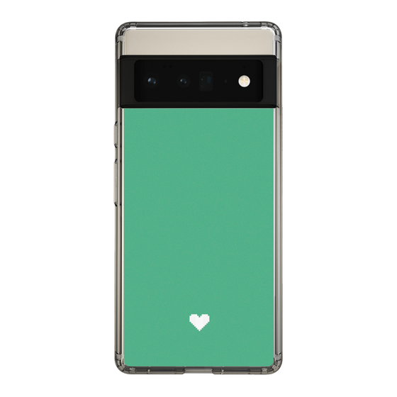 Slim Protection Case［ Original - Favorite Color Heart - Green ］