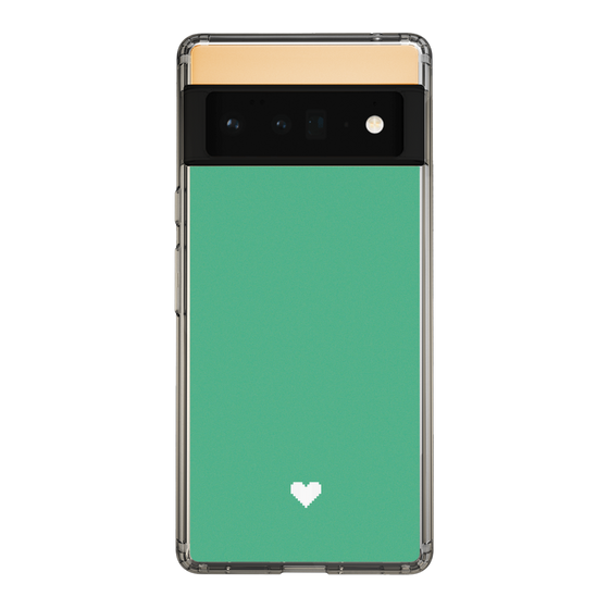 Slim Protection Case［ Original - Favorite Color Heart - Green ］