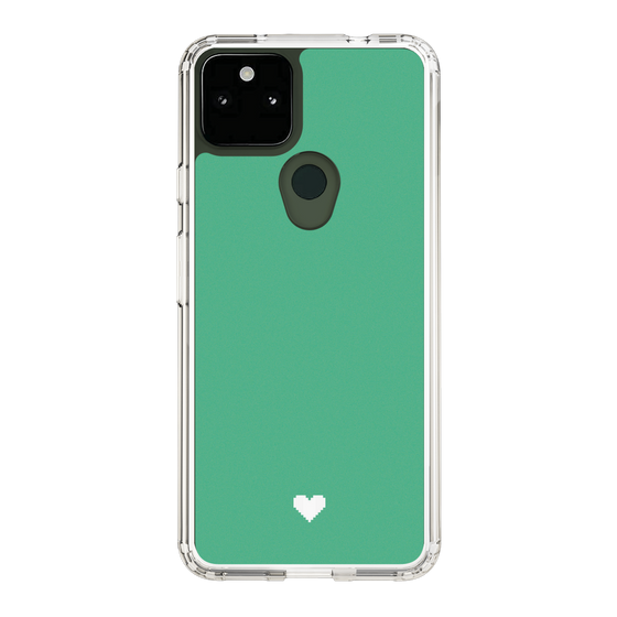 Slim Protection Case［ Original - Favorite Color Heart - Green ］