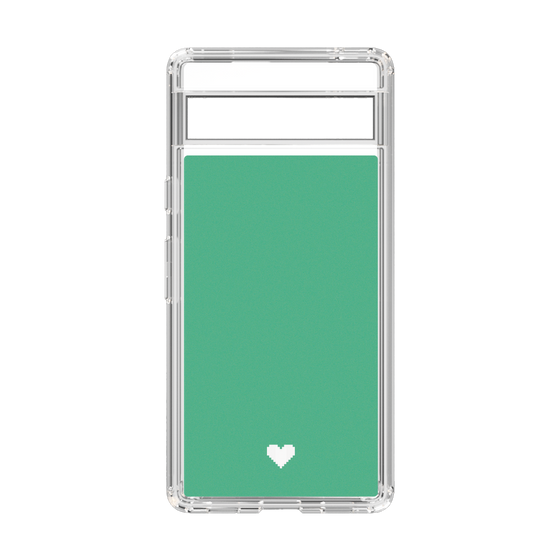 Slim Protection Case［ Original - Favorite Color Heart - Green ］