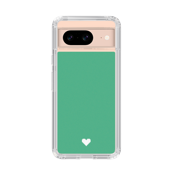 Slim Protection Case［ Original - Favorite Color Heart - Green ］