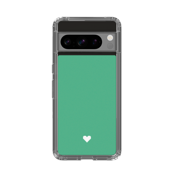 Slim Protection Case［ Original - Favorite Color Heart - Green ］