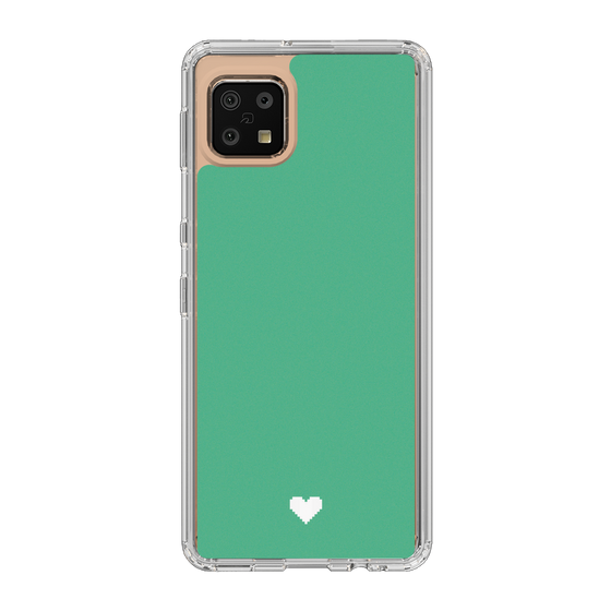 Slim Protection Case［ Original - Favorite Color Heart - Green ］