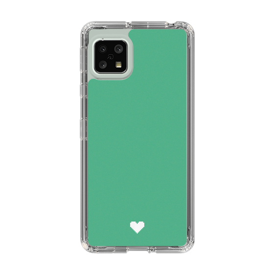 Slim Protection Case［ Original - Favorite Color Heart - Green ］