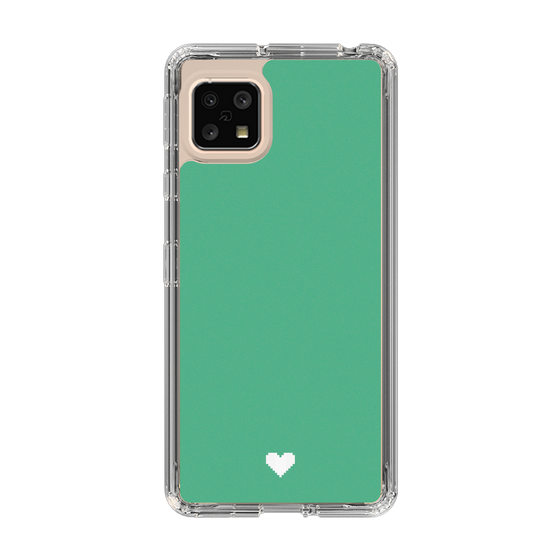 Slim Protection Case［ Original - Favorite Color Heart - Green ］