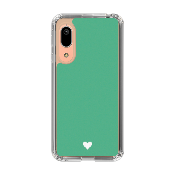 Slim Protection Case［ Original - Favorite Color Heart - Green ］