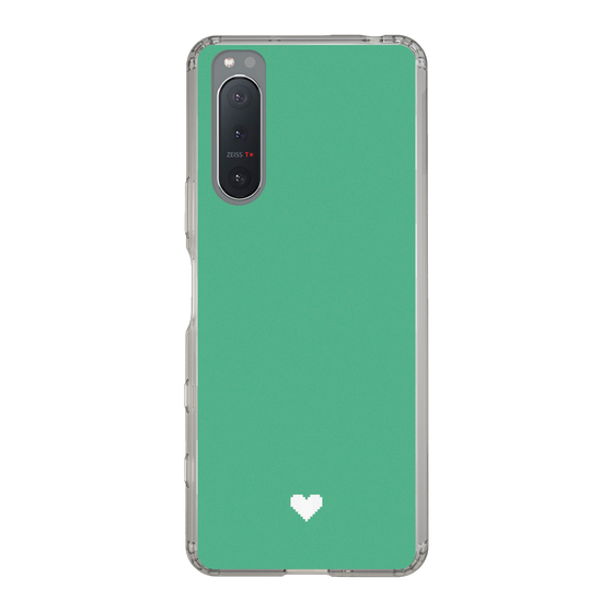Slim Protection Case［ Original - Favorite Color Heart - Green ］