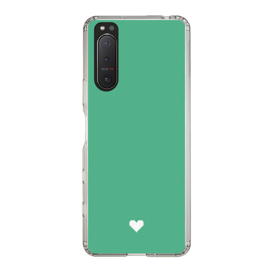 Slim Protection Case［ Original - Favorite Color Heart - Green ］