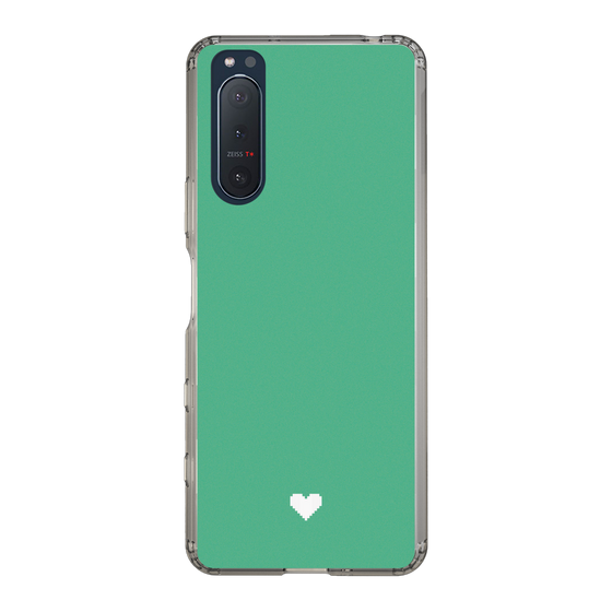 Slim Protection Case［ Original - Favorite Color Heart - Green ］