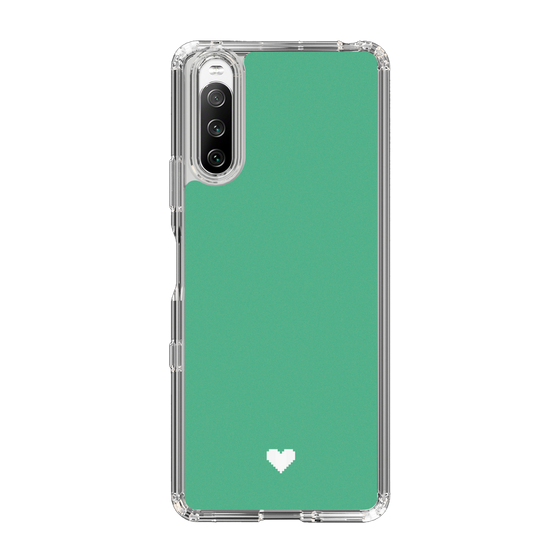 Slim Protection Case［ Original - Favorite Color Heart - Green ］