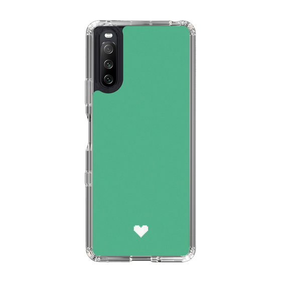 Slim Protection Case［ Original - Favorite Color Heart - Green ］