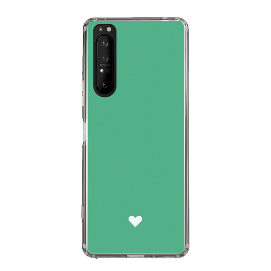 Slim Protection Case［ Original - Favorite Color Heart - Green ］