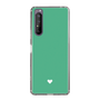Slim Protection Case［ Original - Favorite Color Heart - Green ］